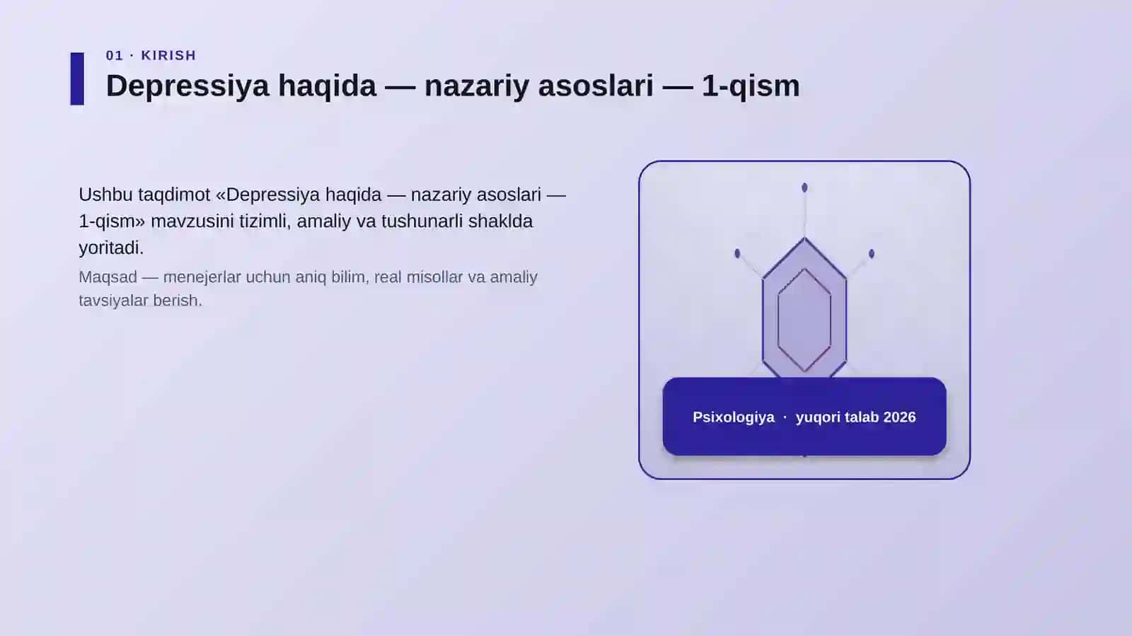 Depressiya haqida — nazariy asoslari — 1-qism 3