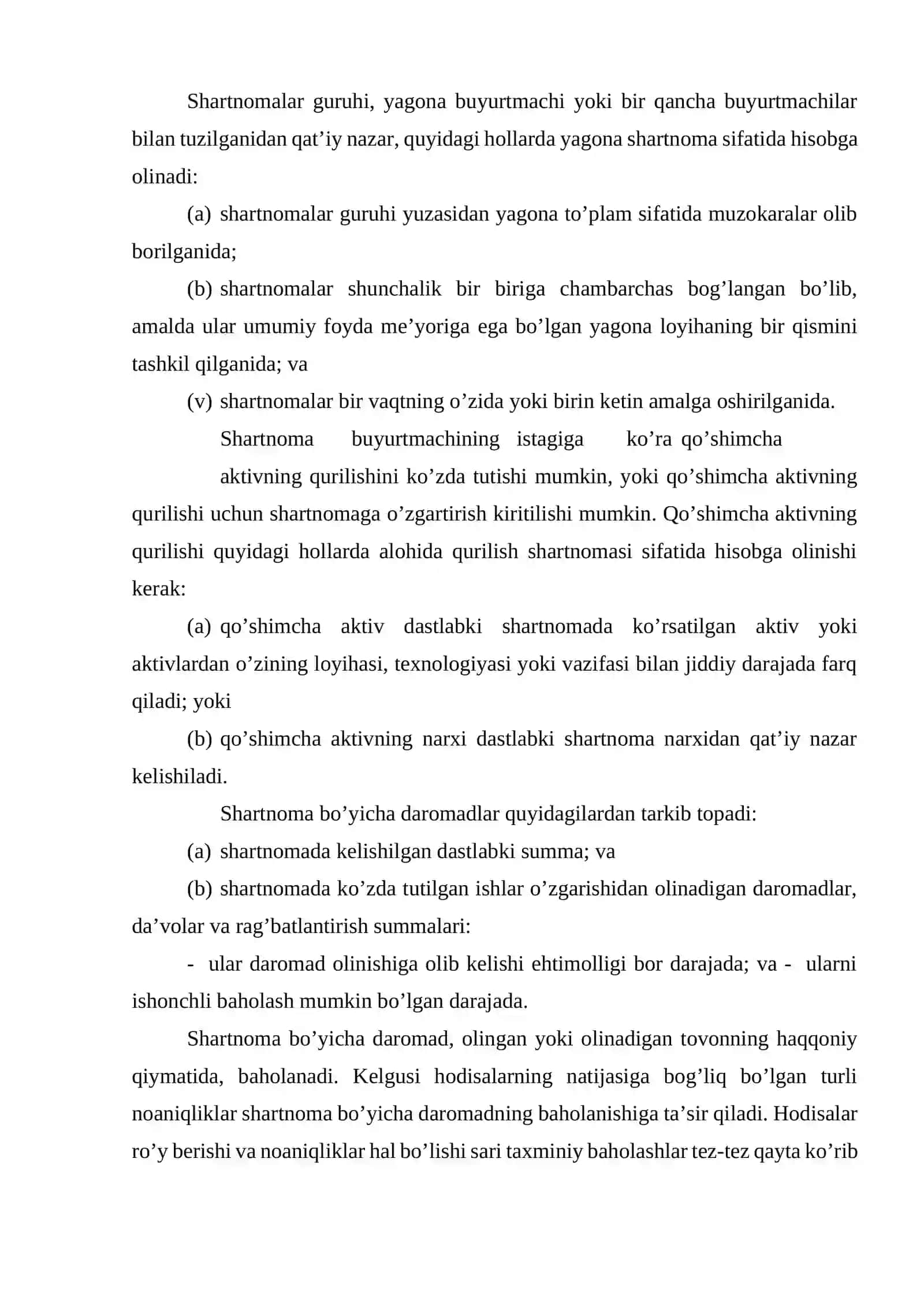 BHXS (IAS) 11 “Qurilish shartnomalari” 3