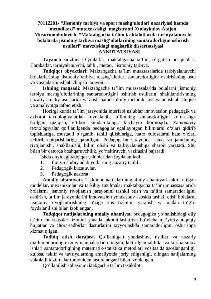 Maktabgacha ta’lim tashkilotlarida tarbiyalanuvchi bolalarda jismoniy tarbiya mashg‘ulotlarining samaradorligini oshirish usullari 3