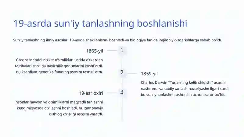 Sun'iy tanlash 3
