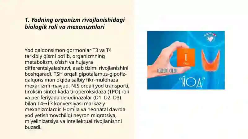 Yod tanqisligining organizm rivojlanishiga ta'siri 3