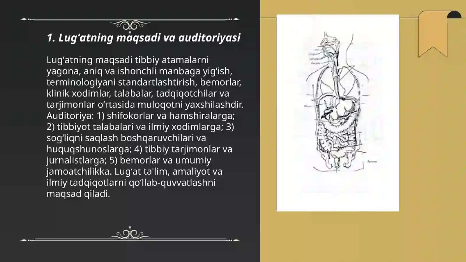 Tibbiy atamalar lug`atini tuzish 3