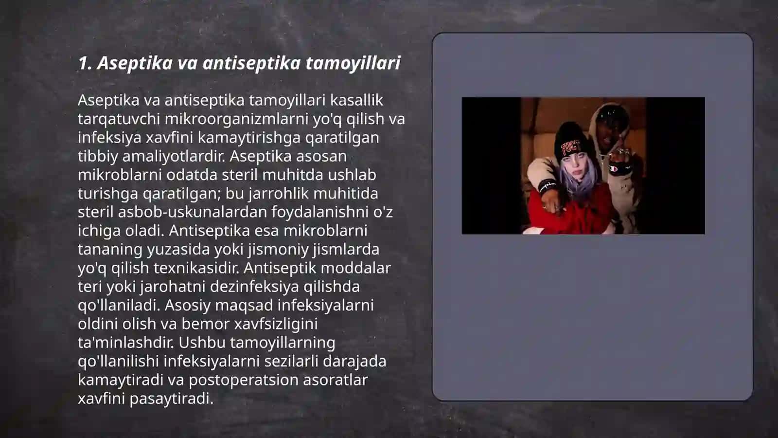 Aseptika va antiseptika tamoyillari 3