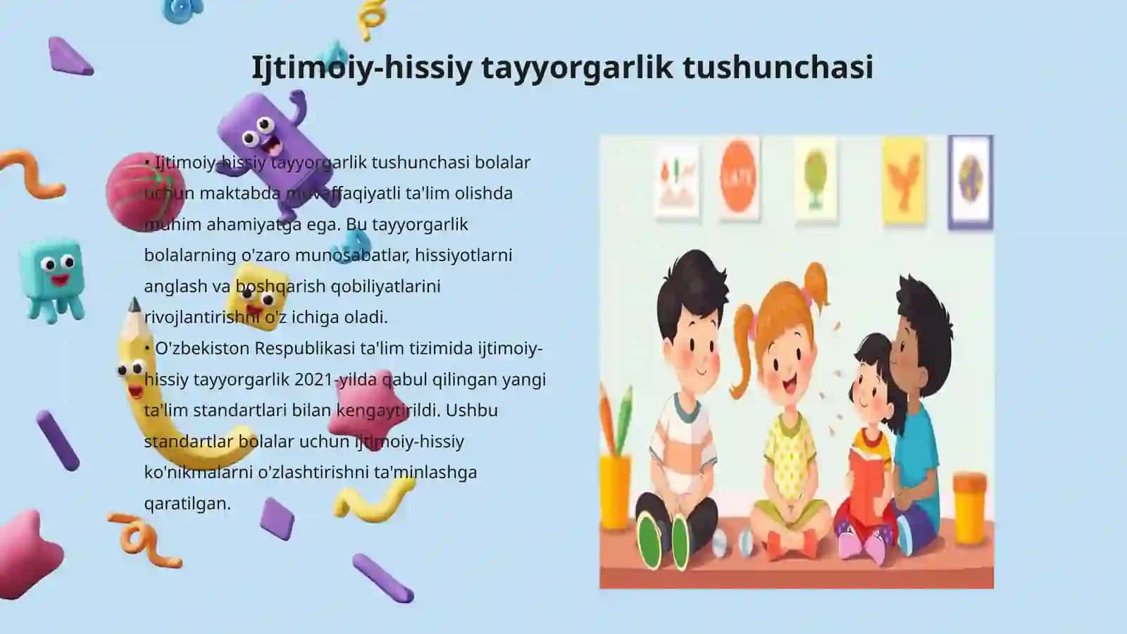 Bolalarning maktab taʼlimiga ijtimoiy -hissiy tayyorligi 3