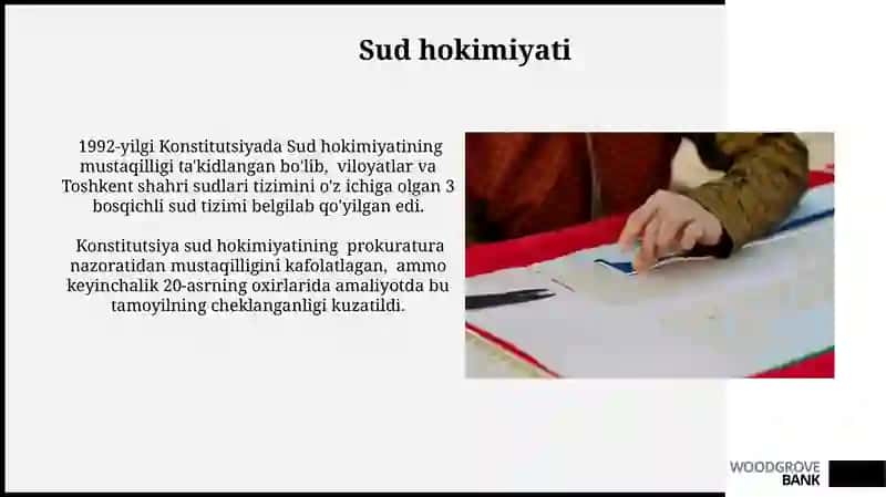 Mustaqil O’zbekiston Respublikasi Birinchi Konstitutsiyasi va uning uziga xos jihatlari 3