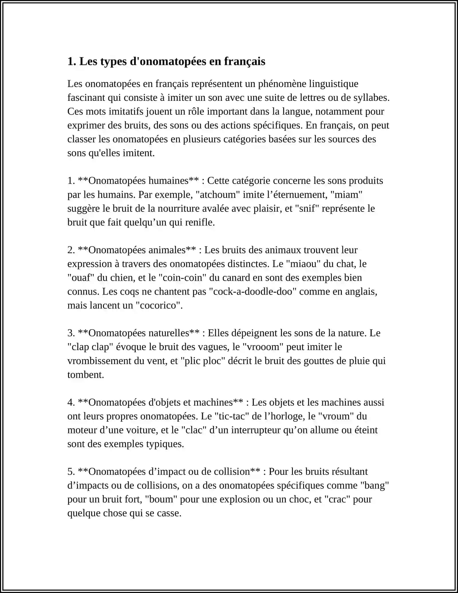 TRADUCTION DES ONOMATOPÉES DANS UN TEXTE LITTÉRAIRE 3