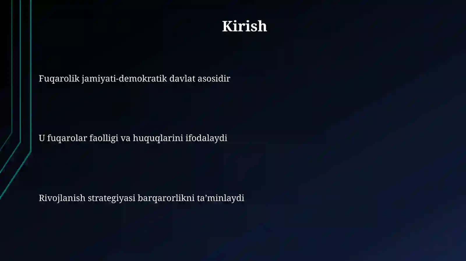 Fuqarolik jamiyatini yanada rivojlantirish bo‘yicha rivojlanish strategiyasi 3