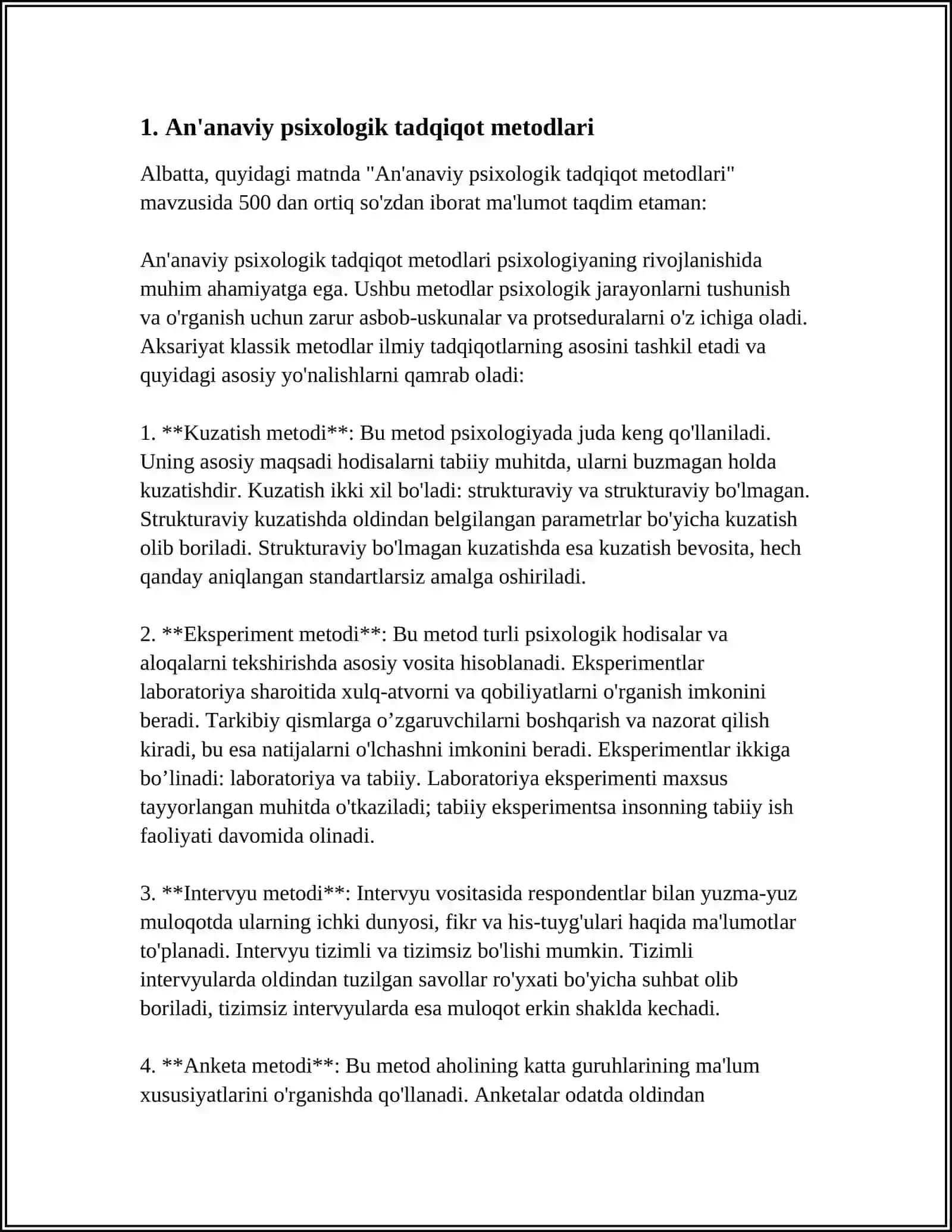 PSIXOLOGIK TADQIQOT SHAKLLARI 3