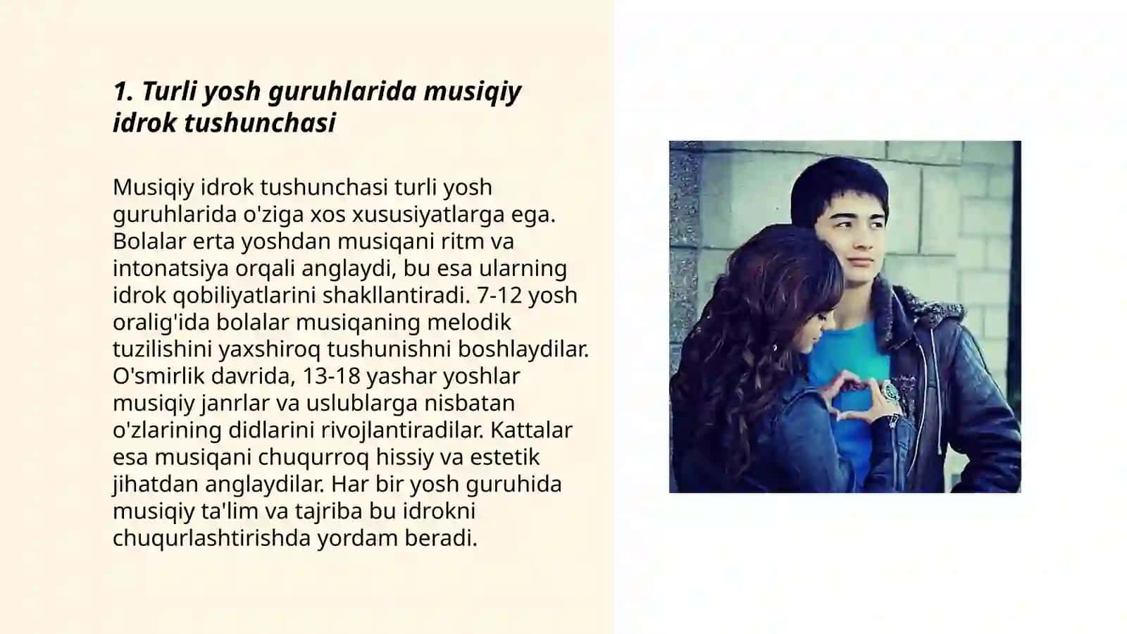 Turli yosh guruhlarda musiqiy idrokni rivojlantirish 3