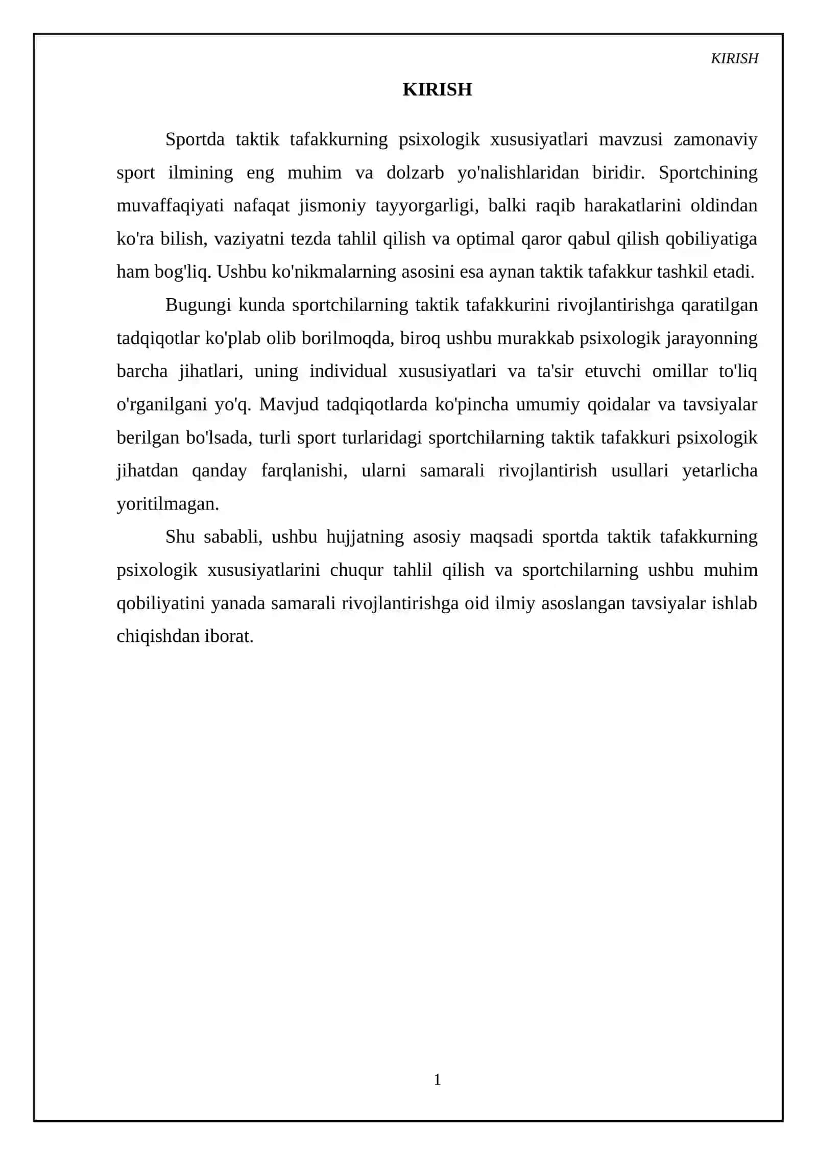 Sportda taktik tafakkurning psixologik xususiyatlari 3