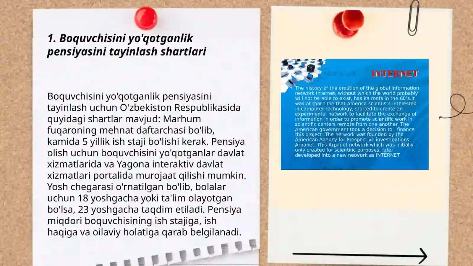 Boquvchisini yo'qotganlik pensiyasi 3