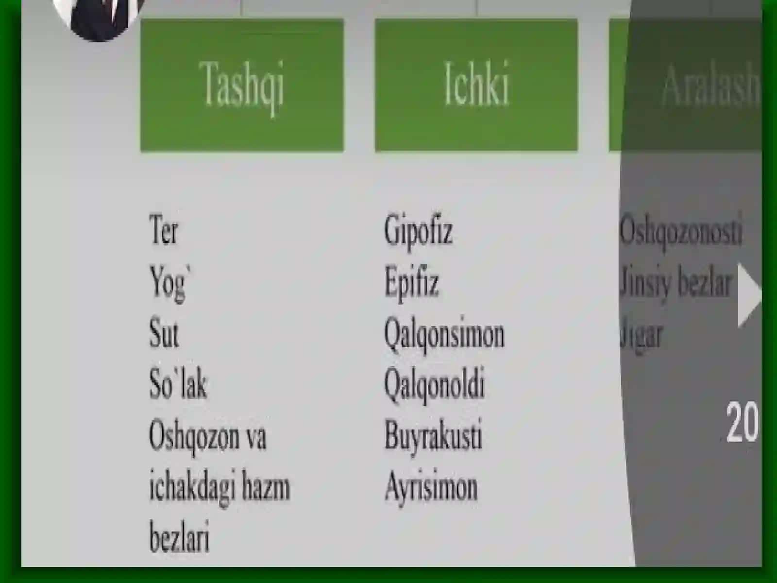 Ichki sekretsiya bezlarining ahamiyati 3