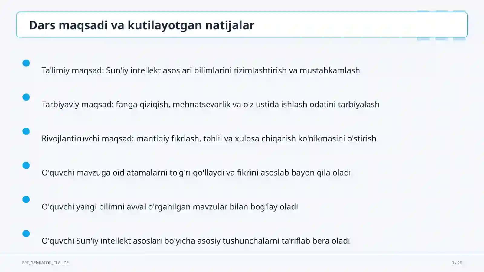Sun'iy intellekt asoslari (10-sinf) 3