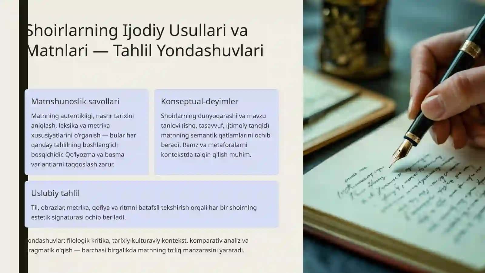 Sher’iy Asarlar Matni Ustida Ishlash 3