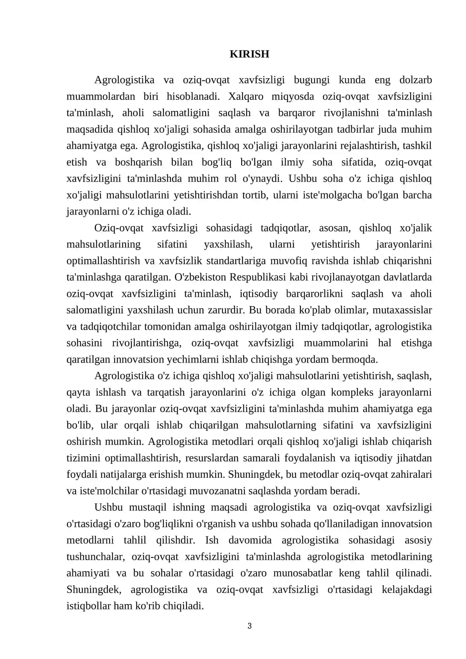 Agrologistika va oziq-ovqat xavfsizligi 3