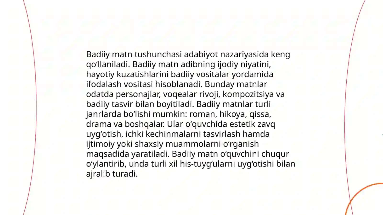 Badiiy matnda lisoniy tahlili kursi haqida umumiy maʼlumot 3