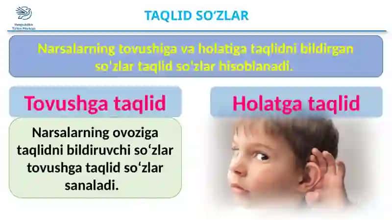 Taqlid So'zlar 3