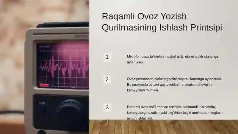 Raqamli Ovoz Yozish Qurilmalari 3