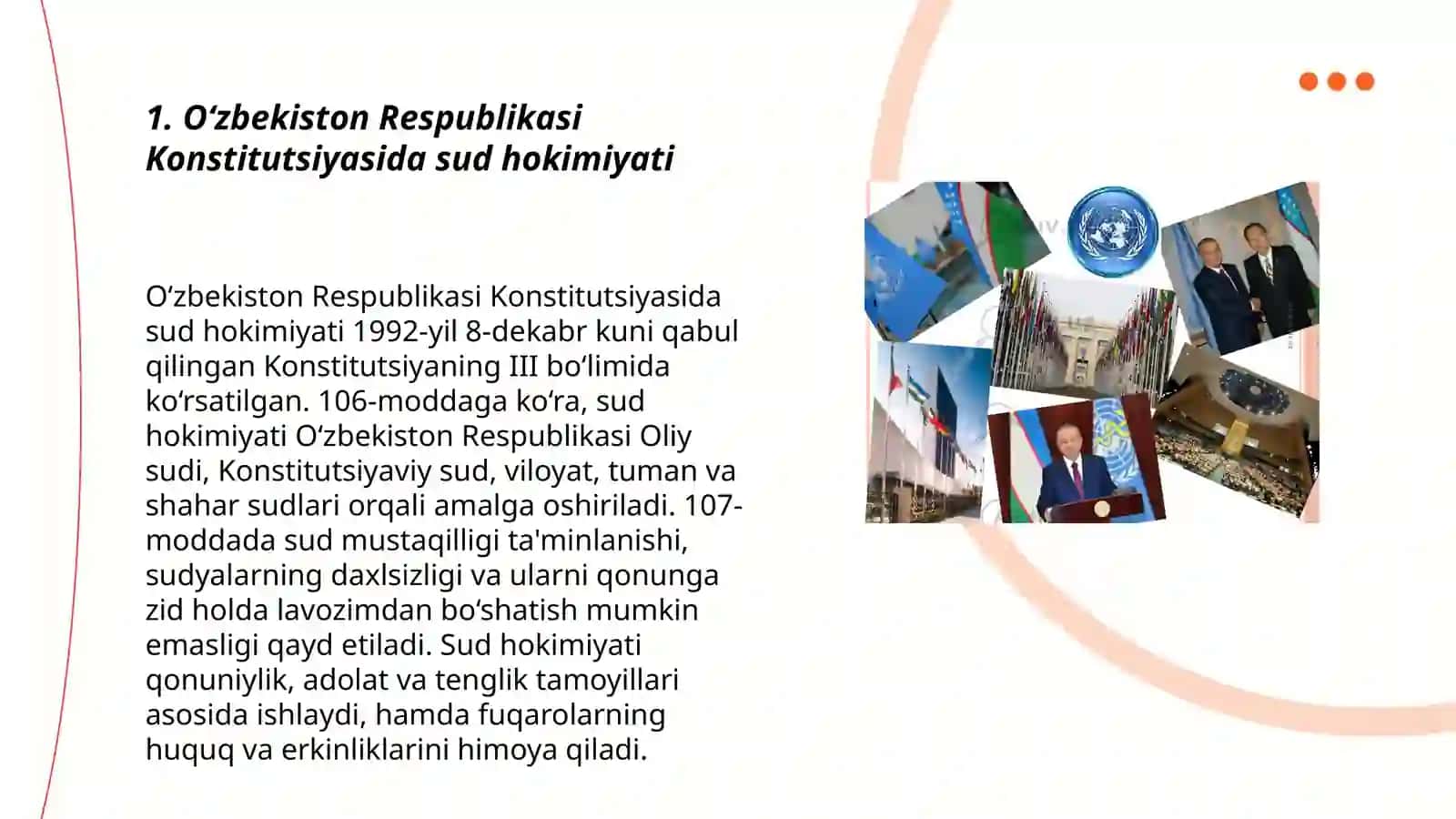 Oʻzbekiston Respublikasi Konstitutsiyasida sud hokimiyati 3