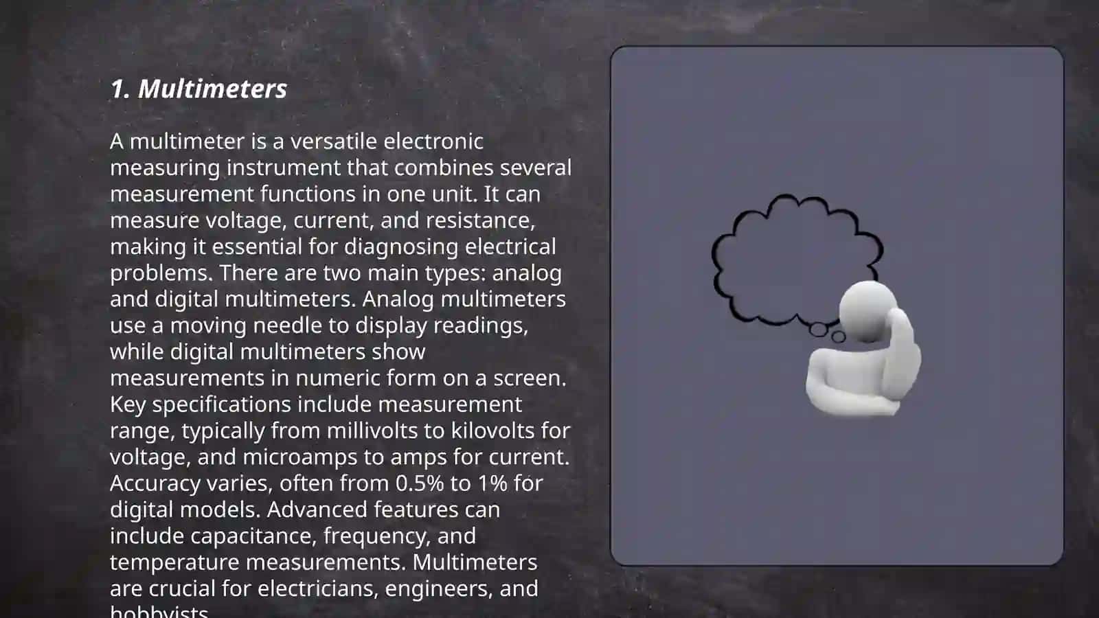 Multimeters 3