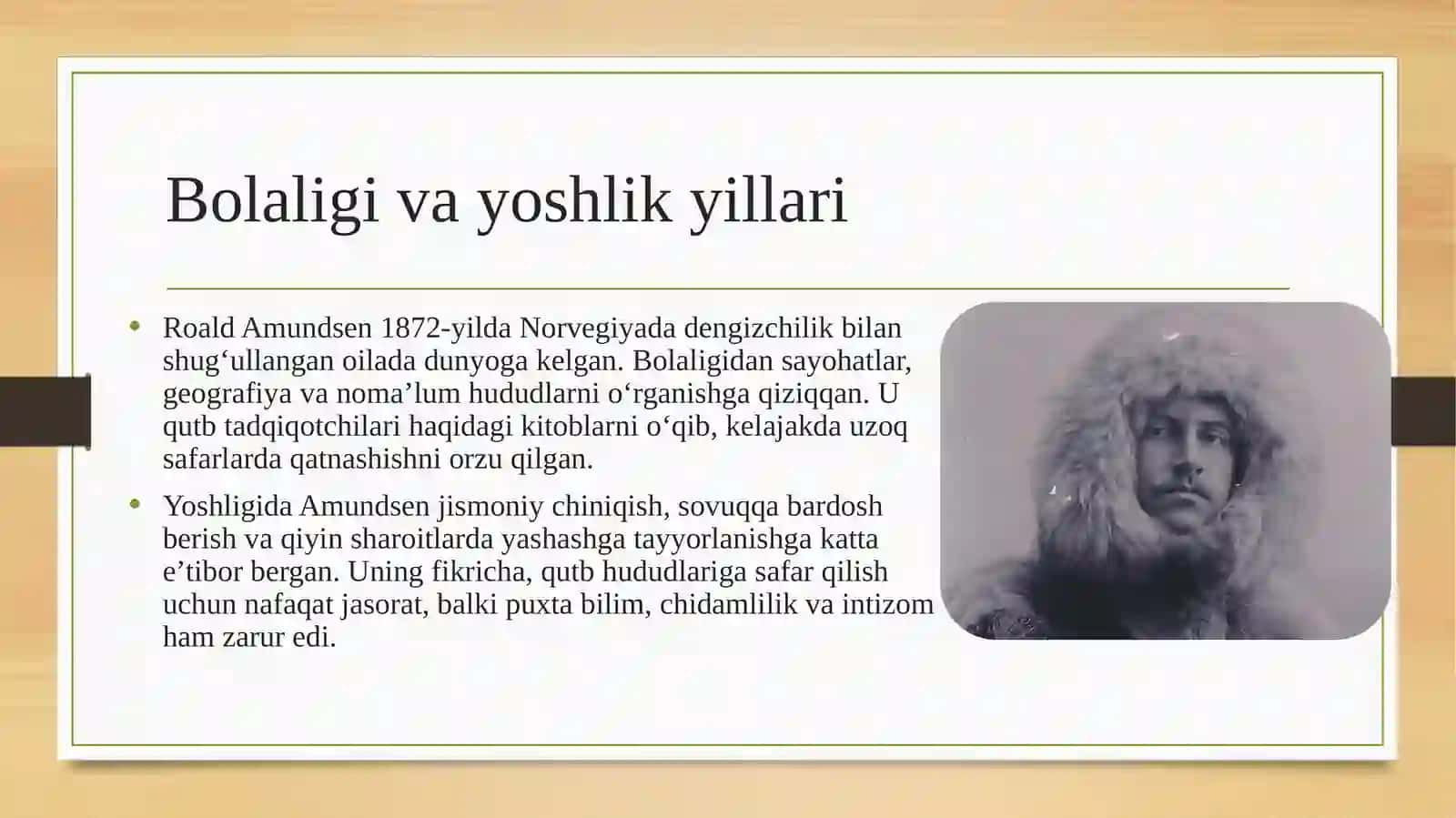 Roald Amundsenning bolaligivayoshlikyillari 3