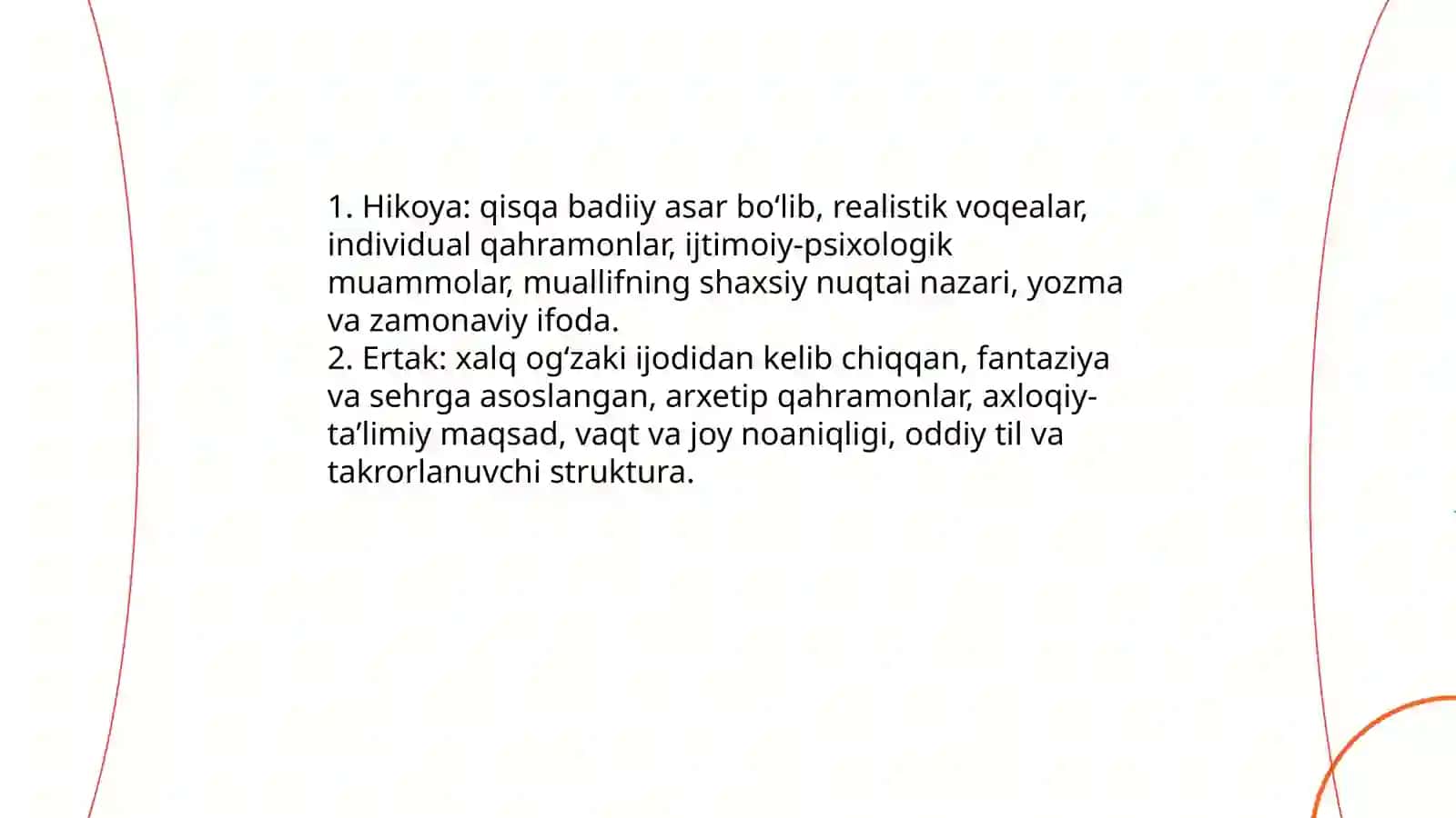 Hikoya va ertakni oʻqish 3