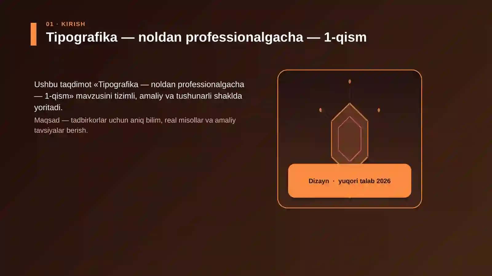 Tipografika — noldan professionalgacha — 1-qism 3