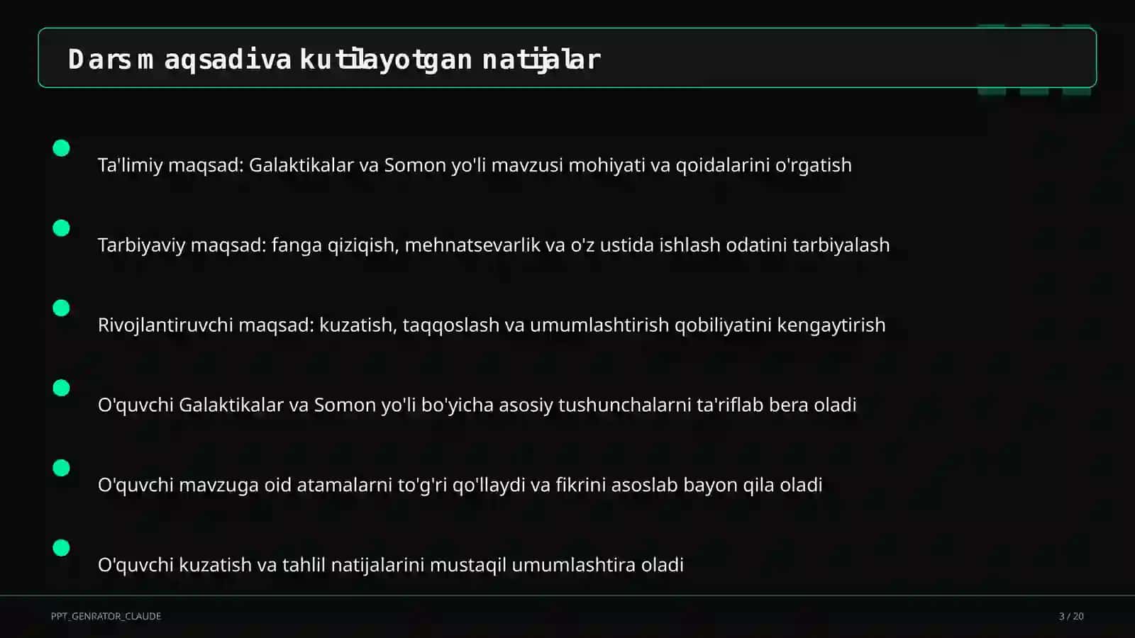 Galaktikalar va Somon yo'li (11-sinf) 3