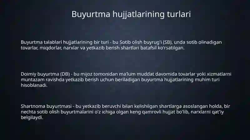 Farmoyish hujatlar 3