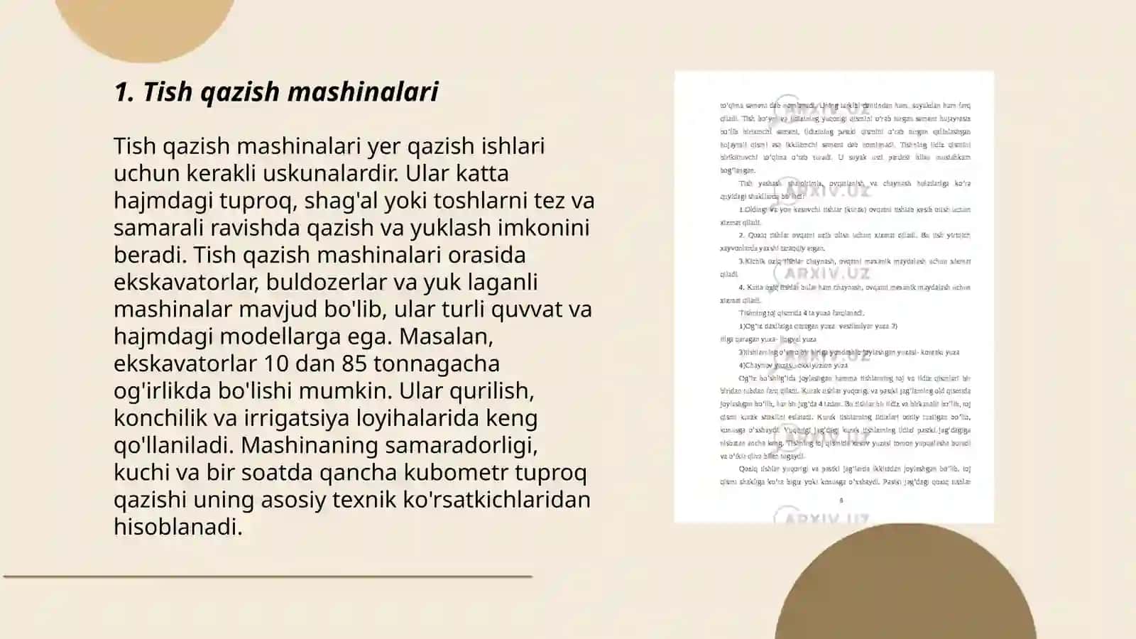 Tish qazish mashinalari 3