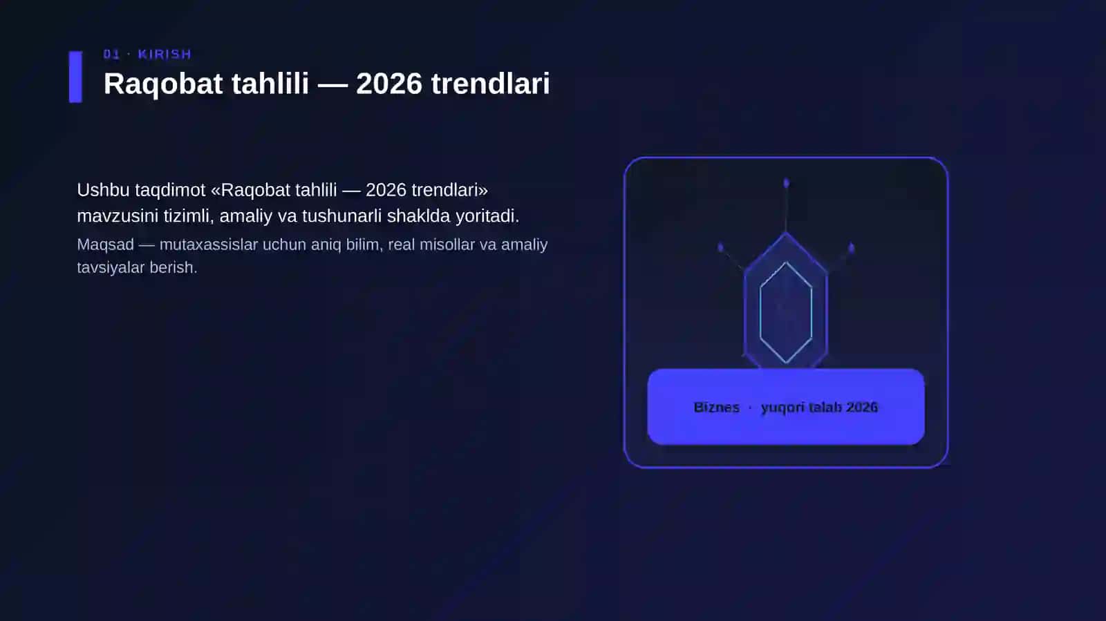 Raqobat tahlili — 2026 trendlari 3