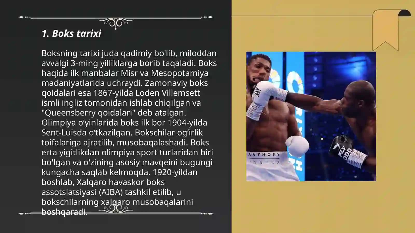 Boks haqida 3