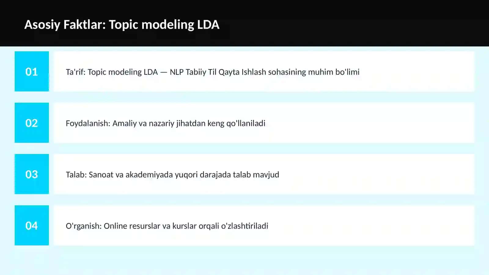 Topic modeling LDA 3