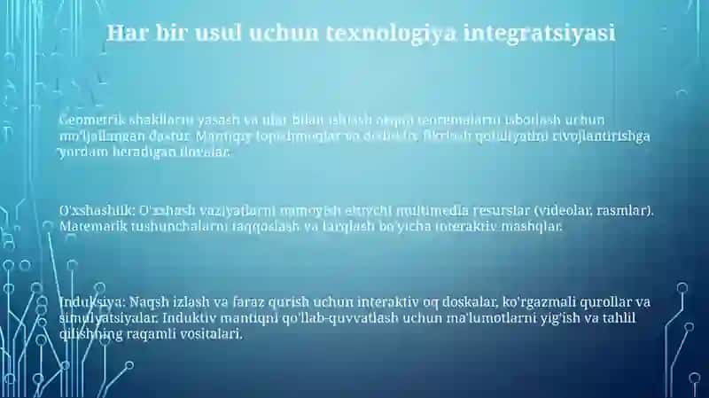 Boshlang'ich sinfda matematika o'qitish metodlari 3