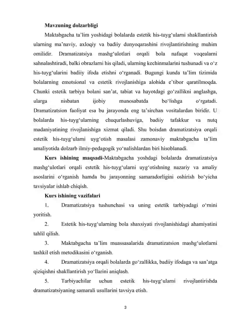 Dramatizatsiya orqali estetik his-tuyg’ularni uyg‘otish 3