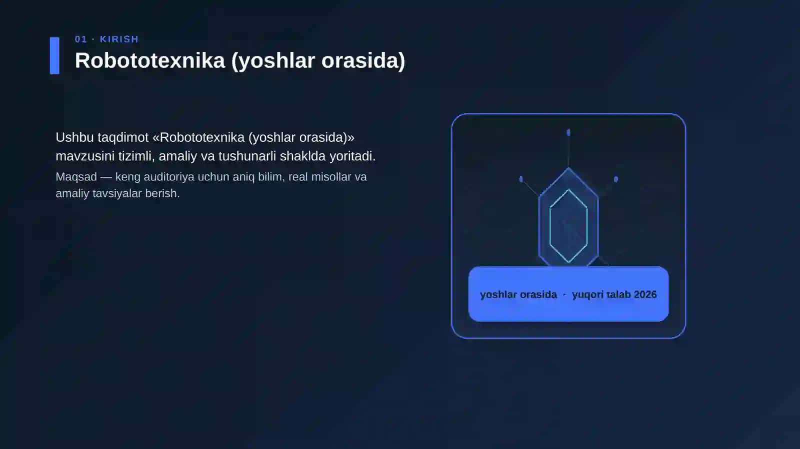 Robototexnika (yoshlar orasida) 3