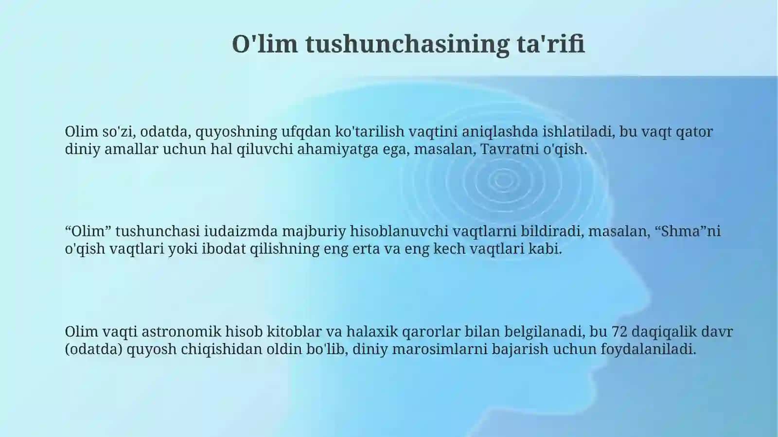 O'lim vaqtini aniqlash 3