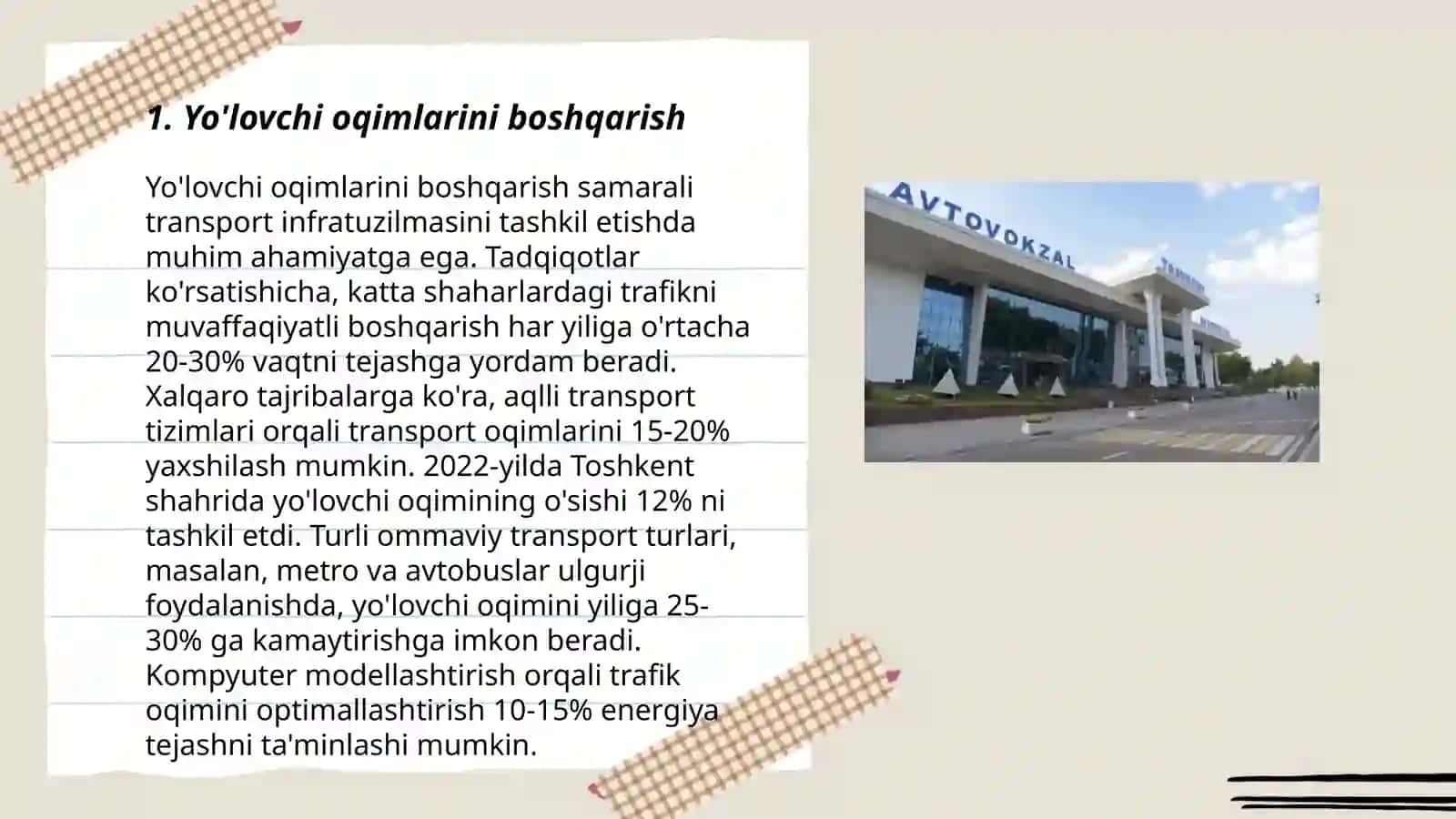 Yo'lovchi avtovakzallari va avtostansiyalari 3