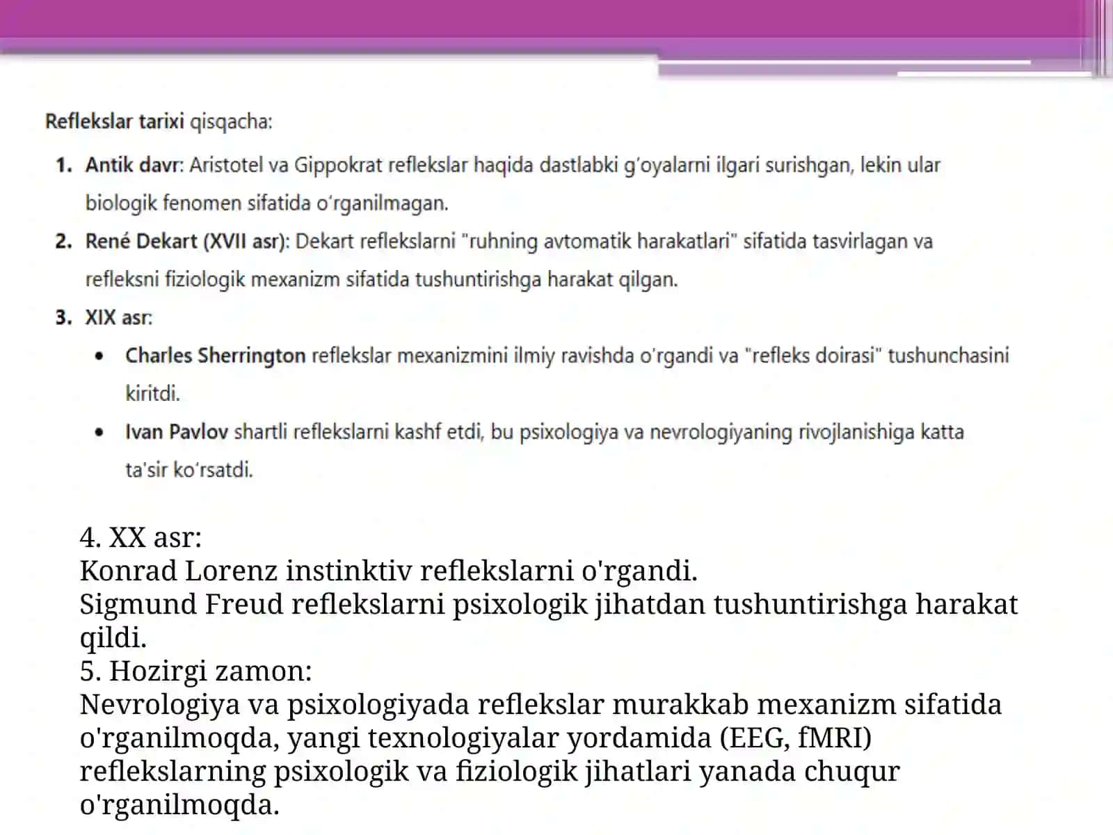 Chaqaloqlarning reflekslari, yangi tug'ilgan chaqaloqning jismoniy rivojlanishini baholash 3