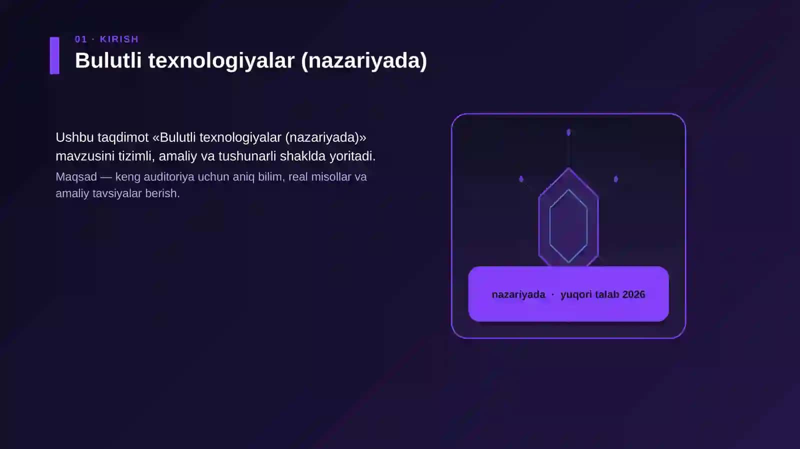 Bulutli texnologiyalar (nazariyada) 3