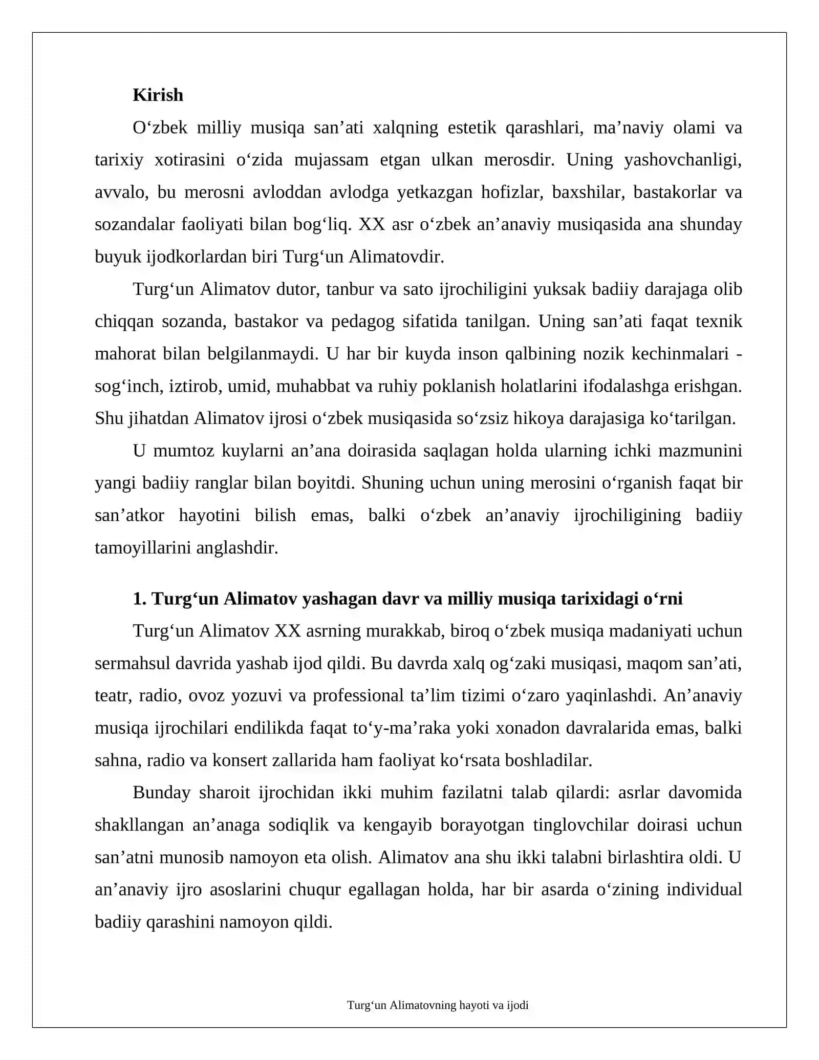 TURG‘UN ALIMATOVNING HAYOTI VA IJODI 3