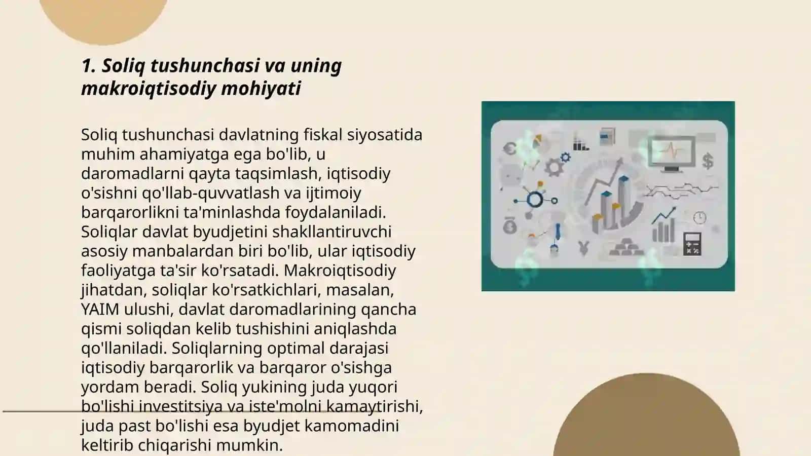 Soliqlarning Makroiqtisodiy Mohiyati va Roʻli 3