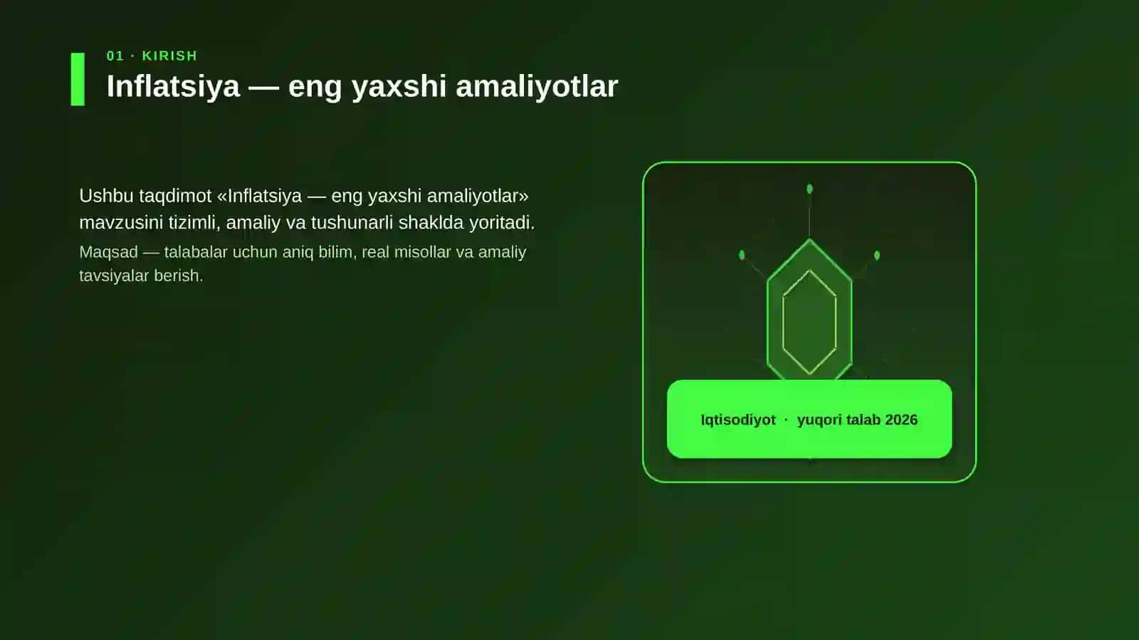 Inflatsiya — eng yaxshi amaliyotlar 3