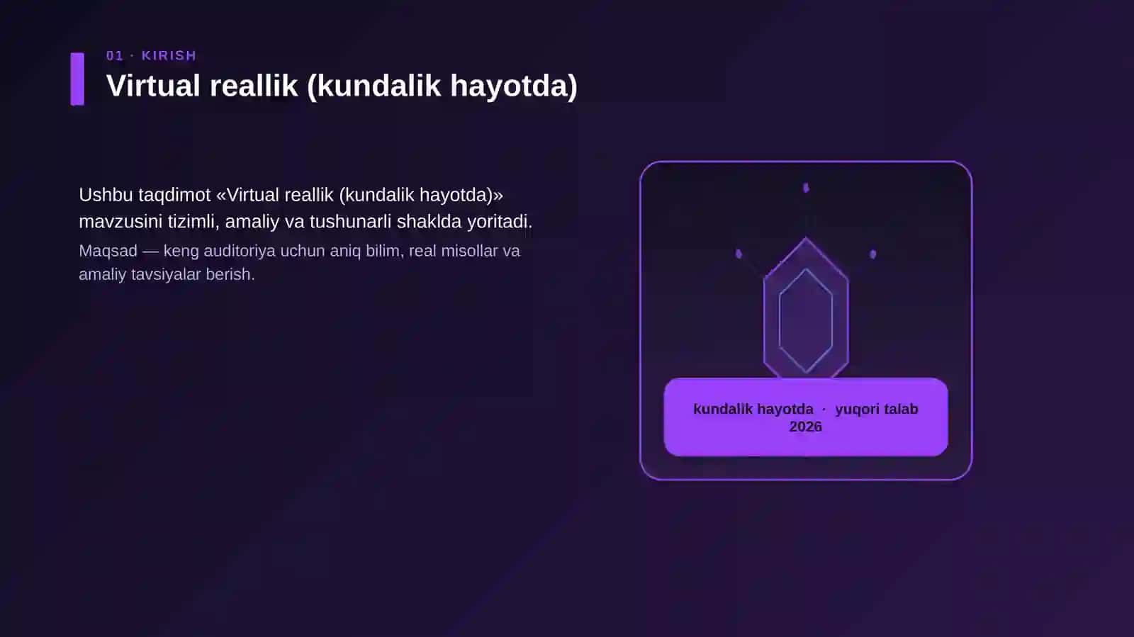 Virtual reallik (kundalik hayotda) 3
