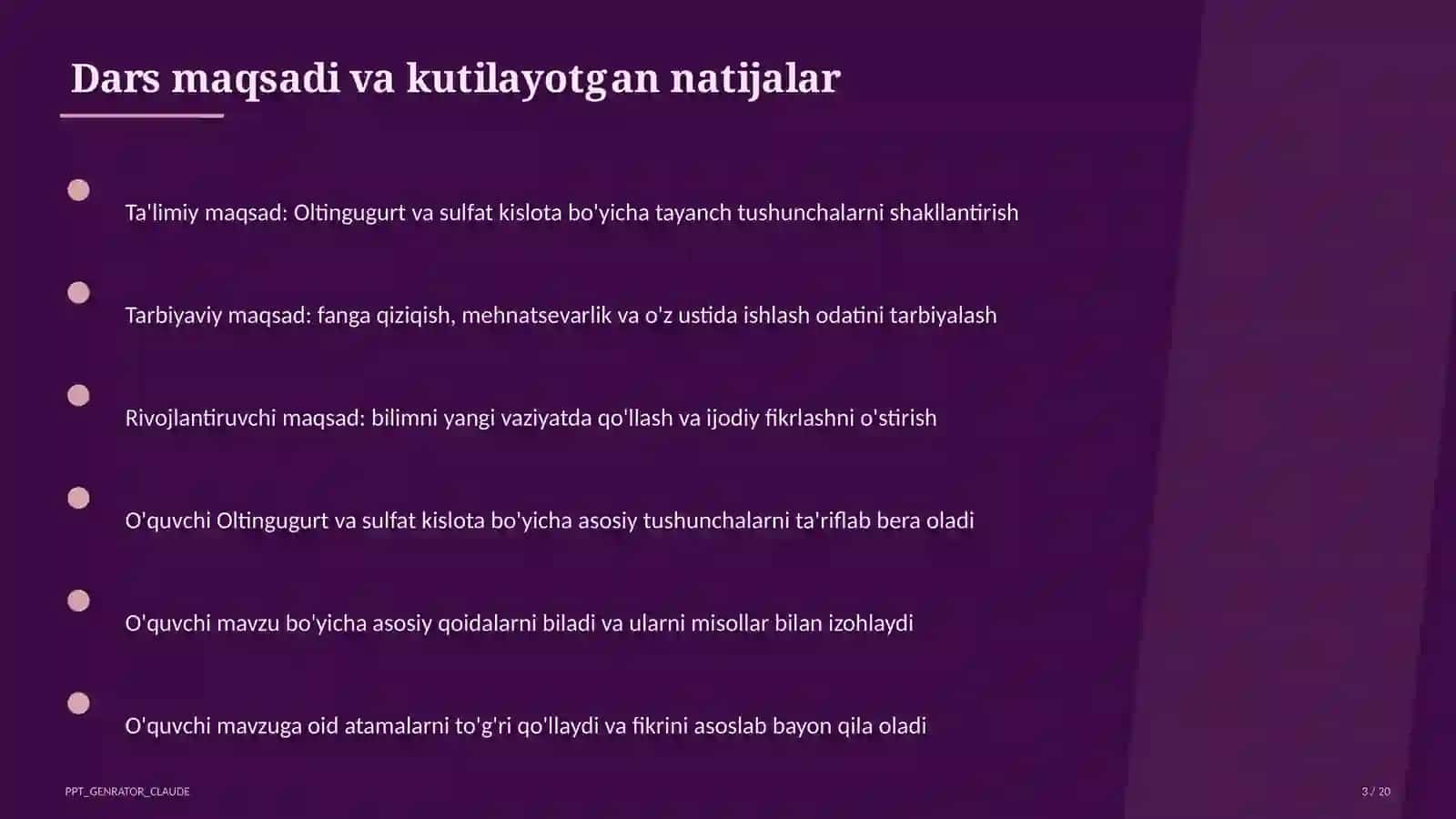 Oltingugurt va sulfat kislota (9-sinf) 3