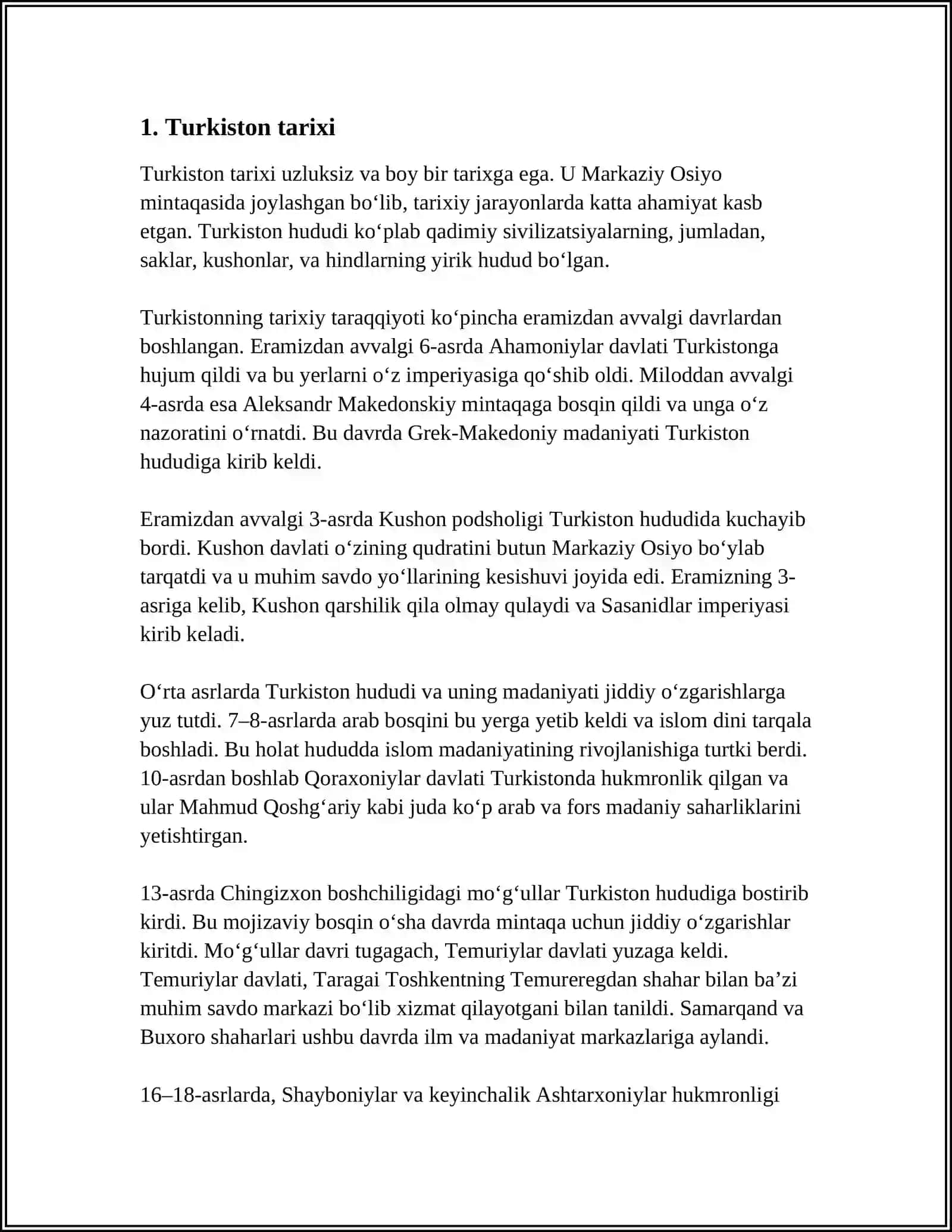 TURKISTON 3
