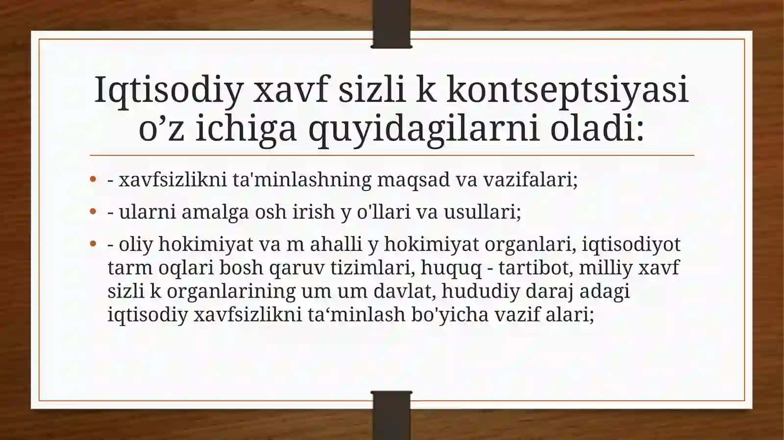 Iqtisodiy xavfsizlikni ta’minlash mexanizmi 3