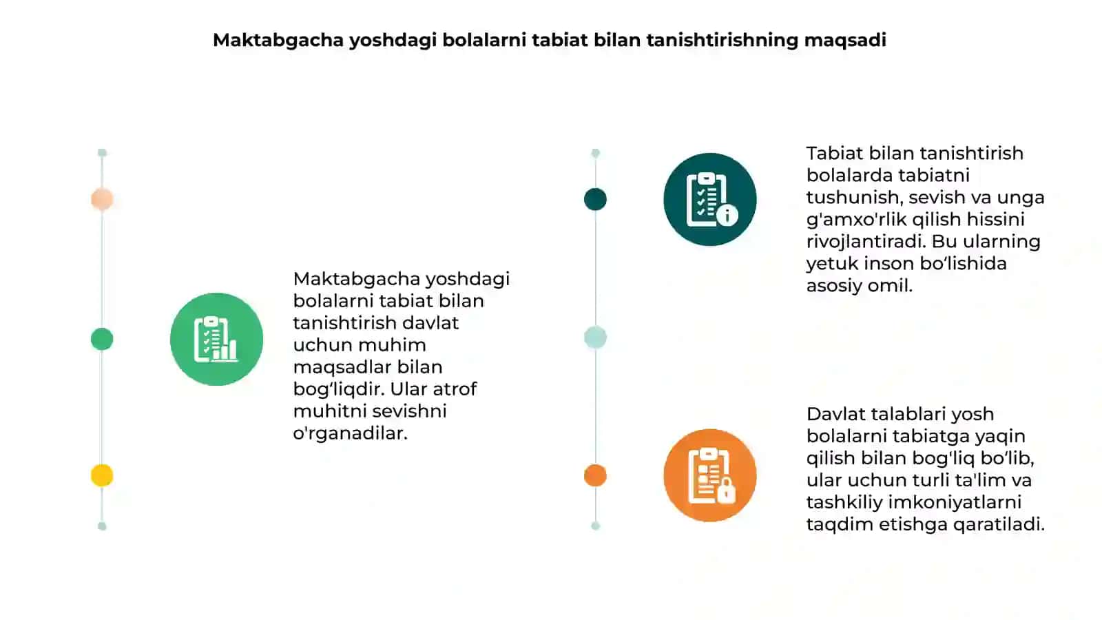 Maktabgacha yoshdagi bolalarni tabiat bilan tanishtirish bo'yicha davlat talablari 3