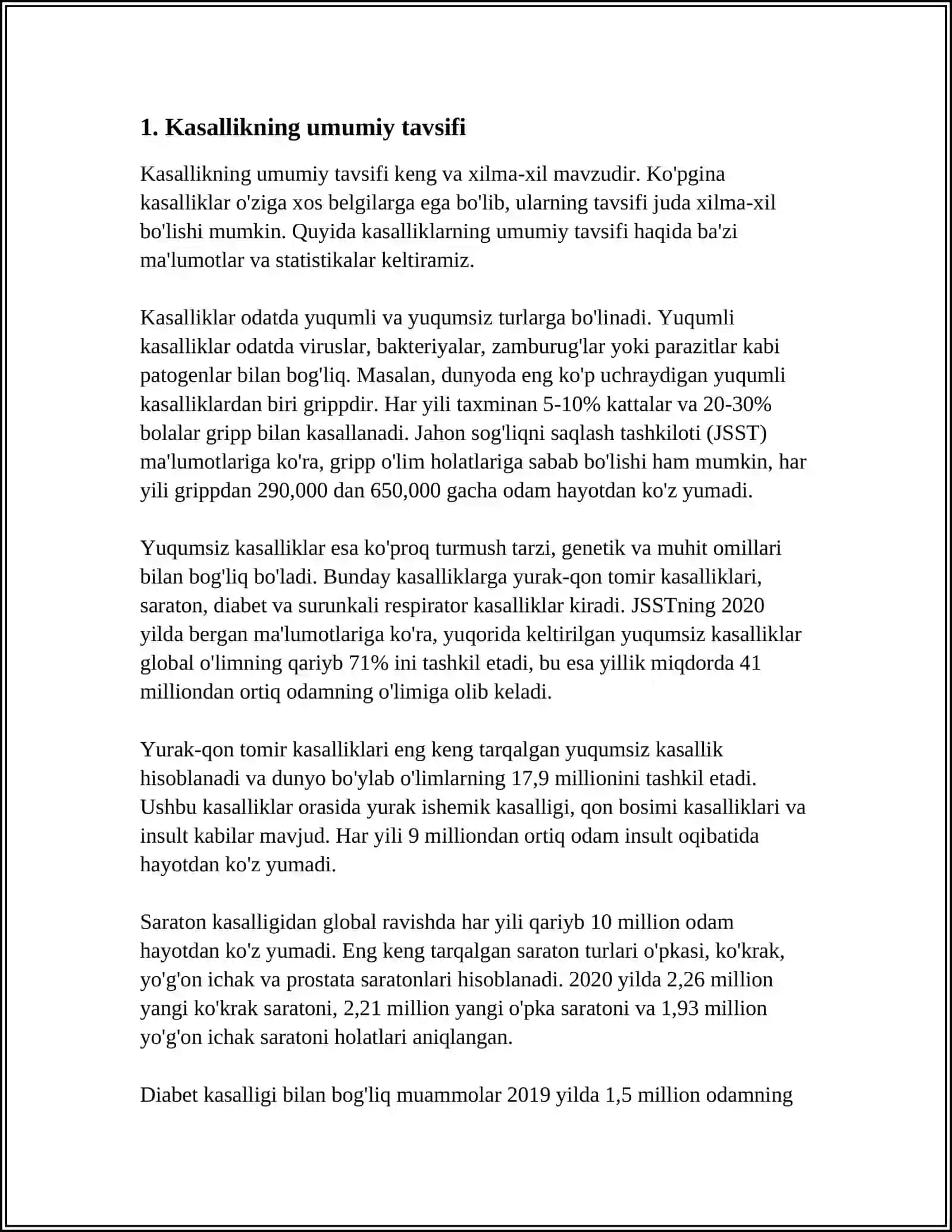 RADIOLOGIYADAN BITTA KASALIK OLIB UNI KAMIDA 10TA RASM BILAN TEKSHIRISH USULLARINI KIRITIB OXIRIDA DIAGNOSTIKASIYAM BOʻLSEN 3