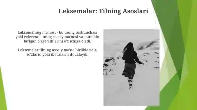 Leksema va Semema 3